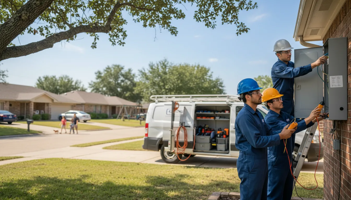 Certified electrician providing emergency electrical services in Holly Springs, MS